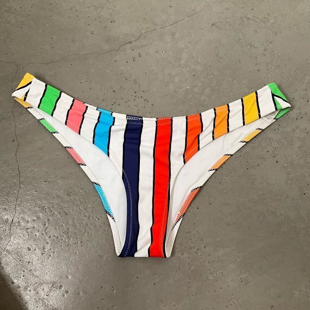 Caroline Constas Rainbow Bikini Botton